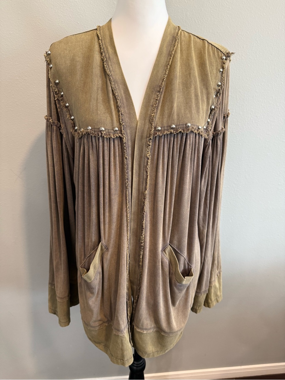 POL open front cardigan Boho Chic Casual Large